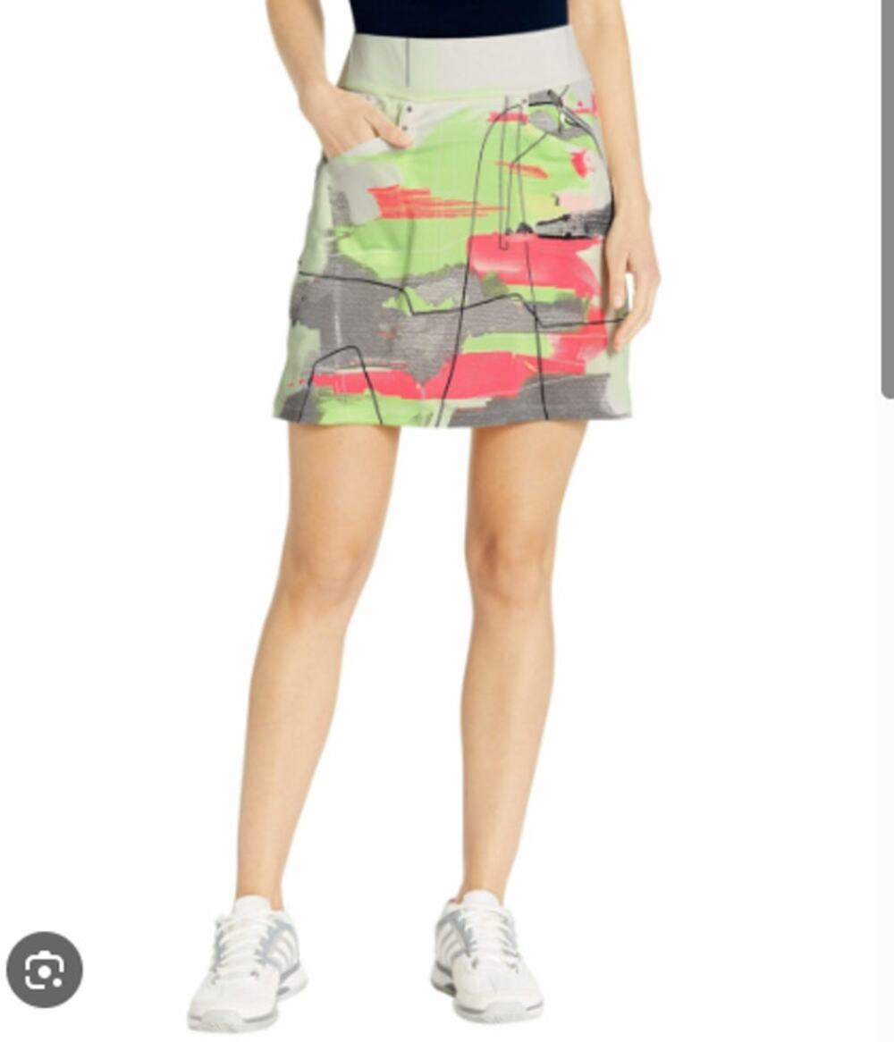Jamie Sadock Sz S Women's Performance Golf Skirt Multi Color Tennis Golf